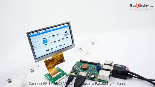 How to Connect TFT LCD Display 4.3 inch w/Capacitive/Resistive Touch to HDMI Board/Raspberry Pi смотреть онлайн