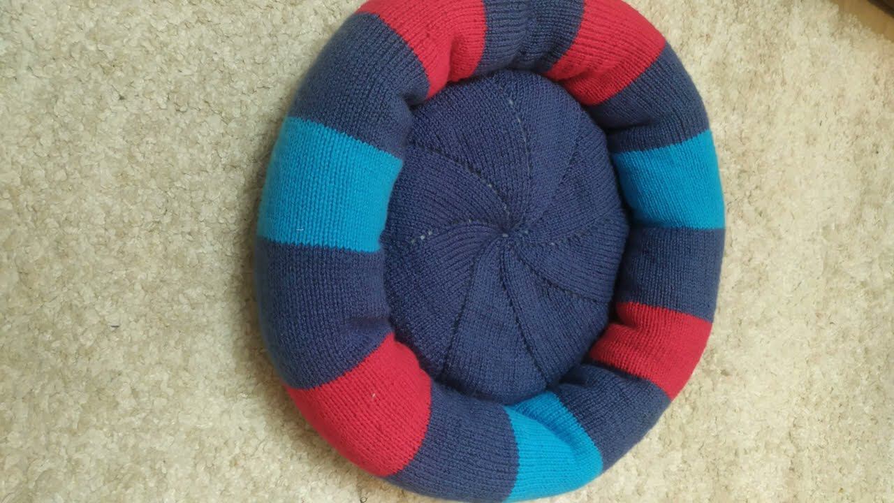 Лежанка спицами. Идеи для вязания. Что связать из остатков пряжи. смотреть онлайн