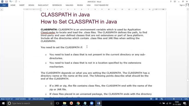 31 DEC 2020 CLASS PATH REVISION смотреть онлайн