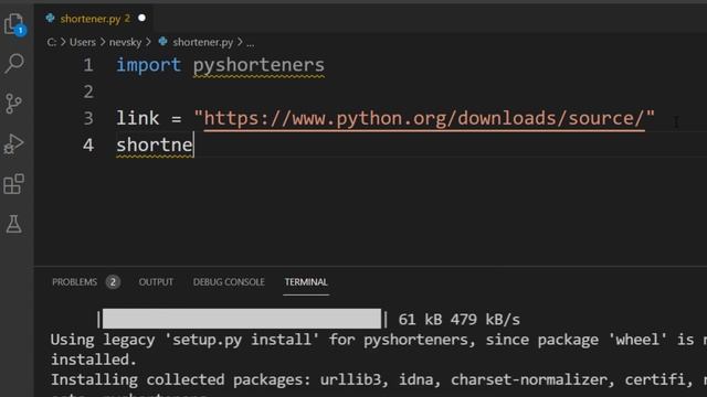How to make URL shortener in Python смотреть онлайн