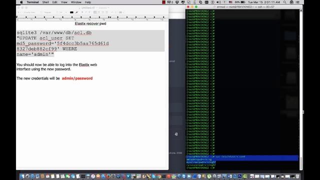Elastix recover/reset GUI password смотреть онлайн