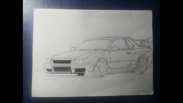 Как нарисовать машину простым карандашом / за 20 мин / Почеркуха на работе #1 смотреть онлайн