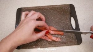 СУШИ - Роллы из блинов с семгой и сливочным сыром - Масленица на 8 марта