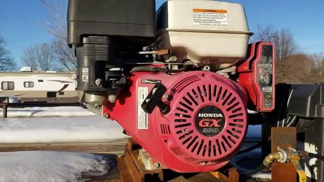 Honda GX390 With Banjo Pump смотреть онлайн