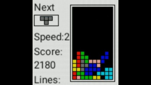 Tetris 2 128x128 Java Game смотреть онлайн