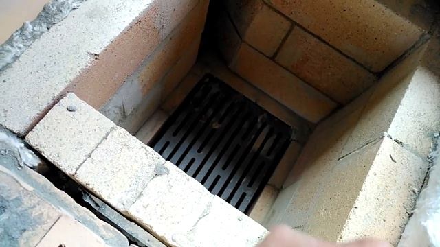 Формируем топку мангала печного комплекса