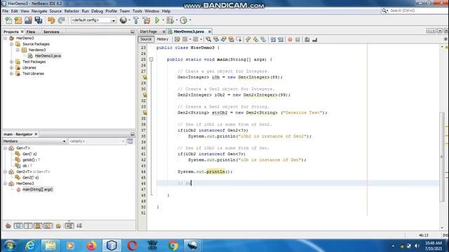 Java the complete Reference (Chapter 14) Example (13) Comparisons Within a Generic Hierarchy смотреть онлайн