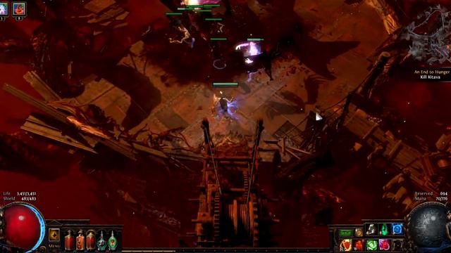 First Kitava Kill - Act 10 Final Boss - Path of Exile смотреть онлайн