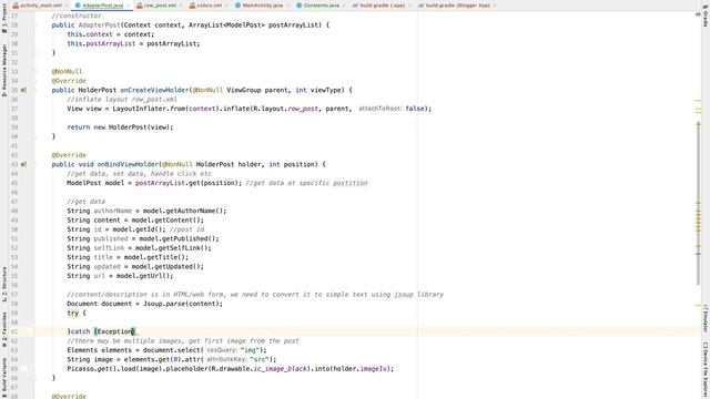 Blogger API | 01 Posts List | Android Studio | Java смотреть онлайн