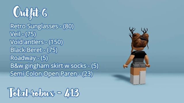 10 Aesthetic roblox outfits смотреть онлайн