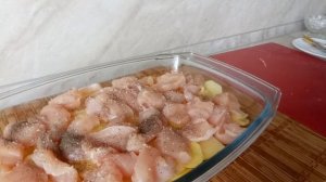 Гратен картофельный с грибами и курицей - очень вкусное, запеченное в духовке блюдо. Potato gratin