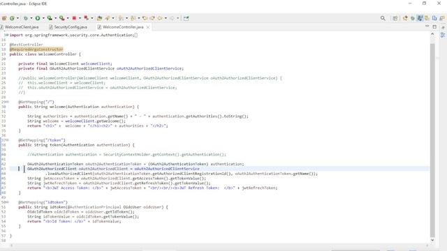 Spring Boot 3 Tutorial Security - OAuth 2.0 View AccessToken, RefreshToken and IdToken смотреть онлайн