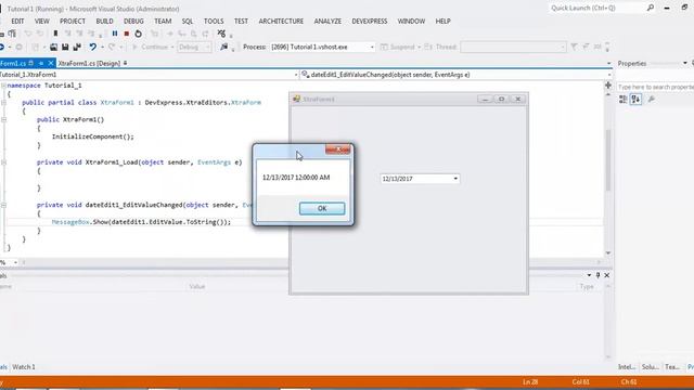 C# - Devexpress Date Time Picker Part 1 смотреть онлайн