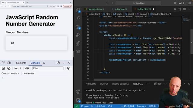 How to create a JavaScript random number generator смотреть онлайн