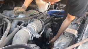 Замена ремней уаз патриот . Снятие вискомуфты.