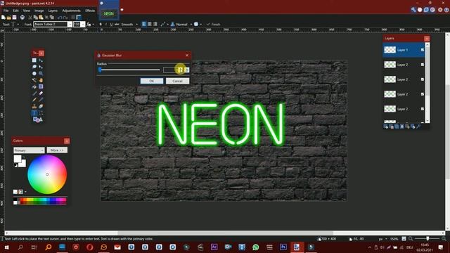 Paint.NET Simple NEON Text in 5 minutes Tuturial смотреть онлайн