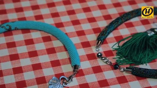 Украшения из бисера hand-made: красивые плетёные жгуты смотреть онлайн