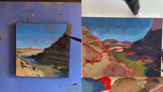 Dual PaintCast 31: Sari and Chris Paint Big Bend National Park смотреть онлайн