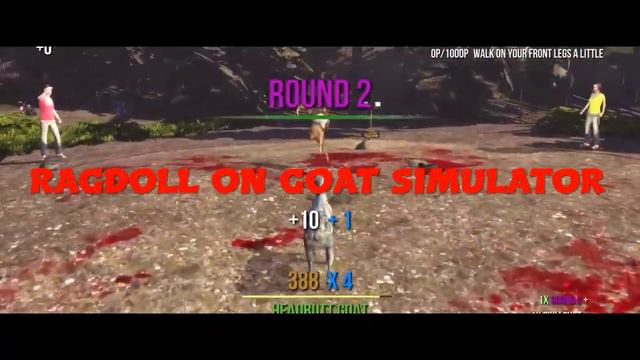 RAGDOLL ON GOAT SIMULATOR SONG смотреть онлайн
