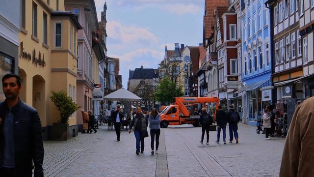 Hameln City Germany ,Tour in Hameln in der Innenstadt 4K 60fps смотреть онлайн
