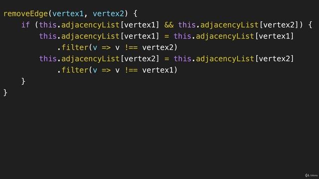 7 Graphs Remove Edge Data Structure Graphs JavaScript смотреть онлайн