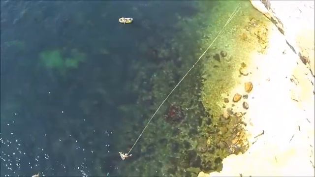 Самойлов Артур мыс Фиолент. прыжки с верёвкой в Крыму. с командой Skyline смотреть онлайн