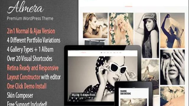 Almera | Model Agency & Photo Portfolio WordPress Theme Nulled Download Working смотреть онлайн