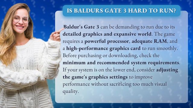 Is baldurs gate 3 hard to run? смотреть онлайн