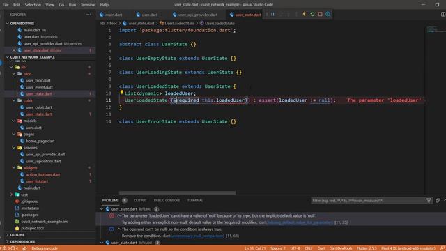 Flutter - Cubit\BLoC 8.0. Работа с сетью смотреть онлайн