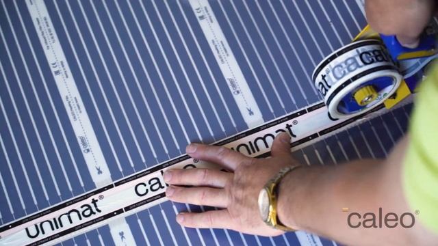 Монтаж инфракрасного пленочного теплого пола CALEO GRID смотреть онлайн