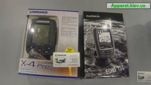 Видеообзор Эхолота Lowrance X-4 Pro и Garmin Echo 150
