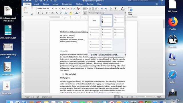 MAC MS Word Basic Formatting смотреть онлайн