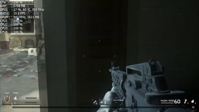 Call of Duty: Modern Warfare Remastered на слабом ноутбуке смотреть онлайн