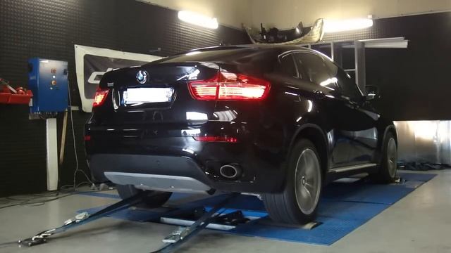 BMW X6 40d 306cv @ 354cv reprogrammation moteur dyno digiservices смотреть онлайн