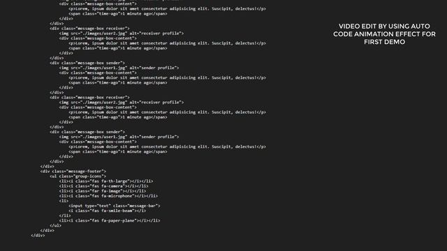 Messenger App by using HTML, CSS & JS смотреть онлайн