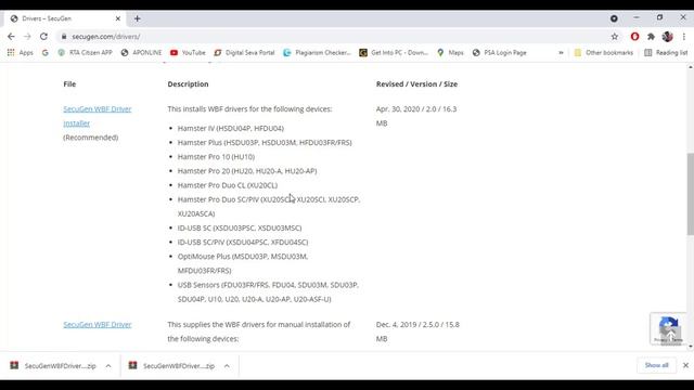RTA CITIZEN APP | Secugen Biometric Fingerprint Scanner Device & RD Service Installation In Telugu смотреть онлайн