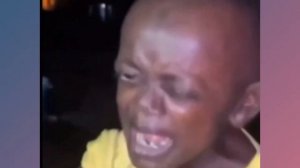 Маленький Негр плачет а потом смеётся Оригинал мем