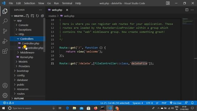 How To Delete Files In Laravel 8 Step By Step In Hindi | File Delete In Laravel смотреть онлайн