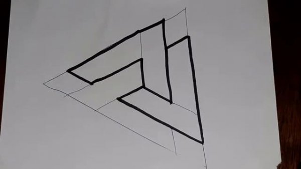 The Valknut as Trefoil knot or Triquetra How to draw