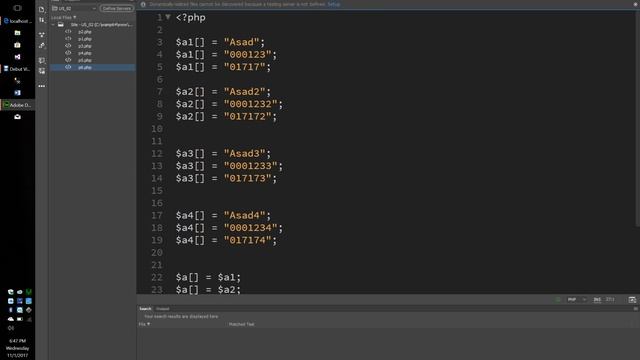 array program in php -Day 4 смотреть онлайн
