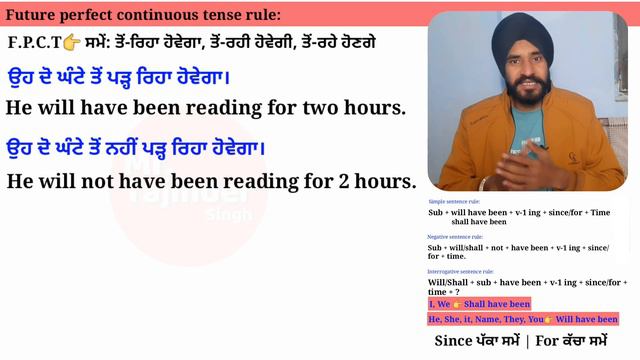 Day 14 English Speaking Course in Punjabi | Future Perfect Continuous Tense Rule | Learn tenses eas смотреть онлайн