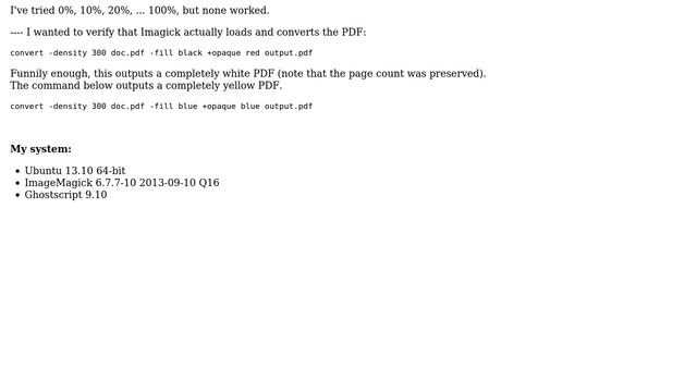 ImageMagick failed to convert colors in PDF смотреть онлайн