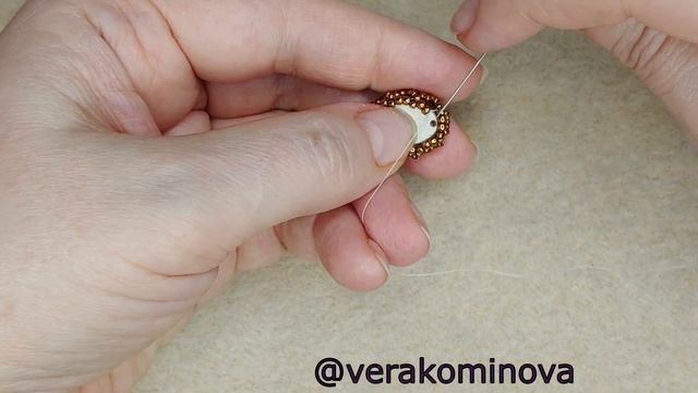 Серьги "Викторианская эпоха" МК часть 1. Beaded earrings tutorial. Part1. смотреть онлайн