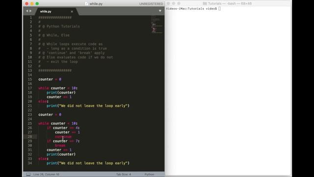 Python - While Loops And Else смотреть онлайн
