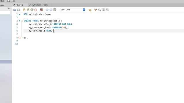 Creating A Table With SQL Code смотреть онлайн