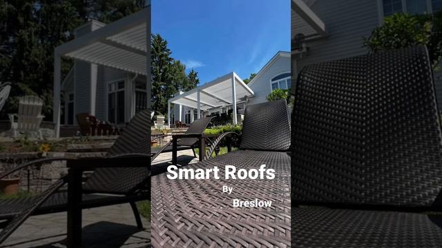 Motorized Pergola Or Smart Roof? # #louveredroof #motorizedpergola #pergola #outdoorliving