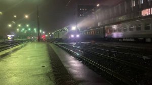 Рельсовый автобус РА3-074 с пригородным поездом Пенза-1-Пачелма