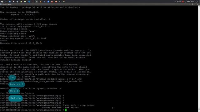 Создание бинарных пакетов с установкой | FreeBSD 12.2 смотреть онлайн