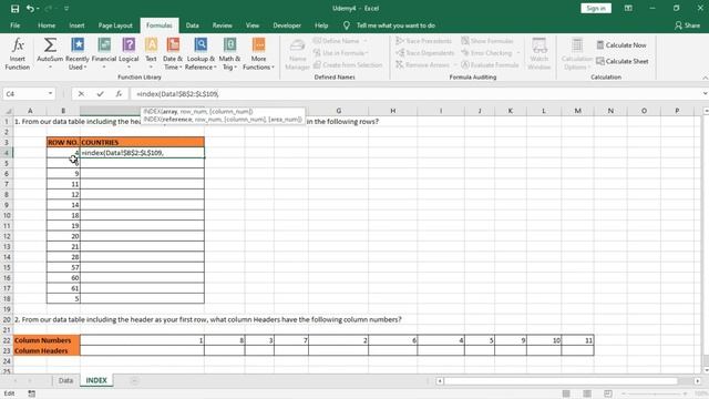 How to use EXCEL INDEX function смотреть онлайн