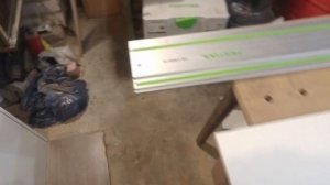 Пазы в ЛДСП под заднюю стенку при помощи TS55